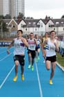 Guy Learmonth beats Jake Wightman to win the 800 metres at the Scottish Championships, Scotstoun  Stadium, Glasgow.